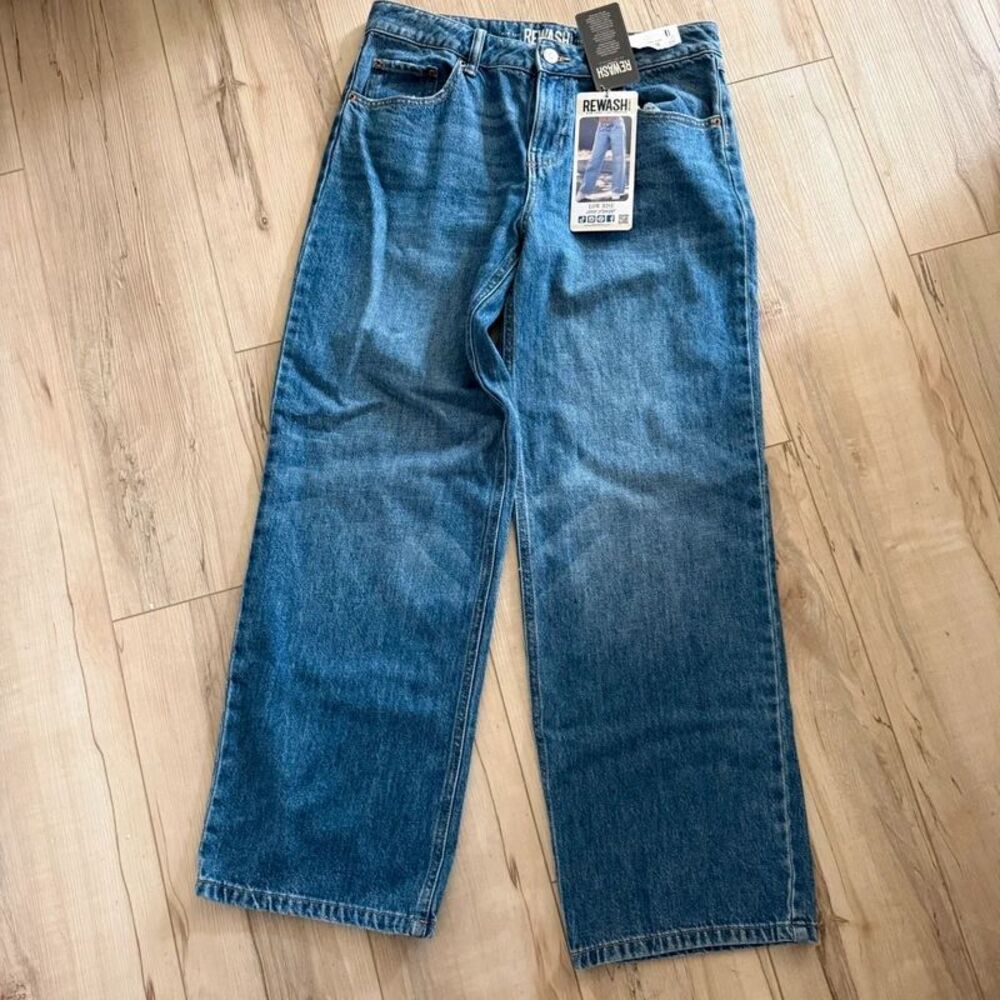 NWT Rewash Wide Leg Denim Jeans Cotton Women Size 9/29